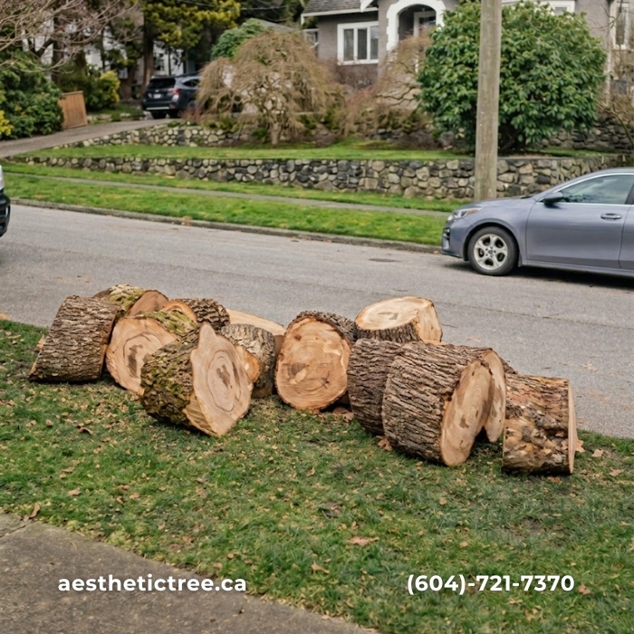 Complete residential tree removal and property cleanup in Delta BC